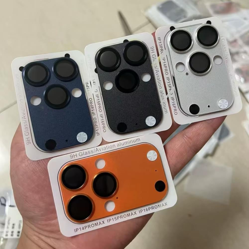 Fake Camera Glass Plastic Color — iPhone 15-16 Pro Max — Orange