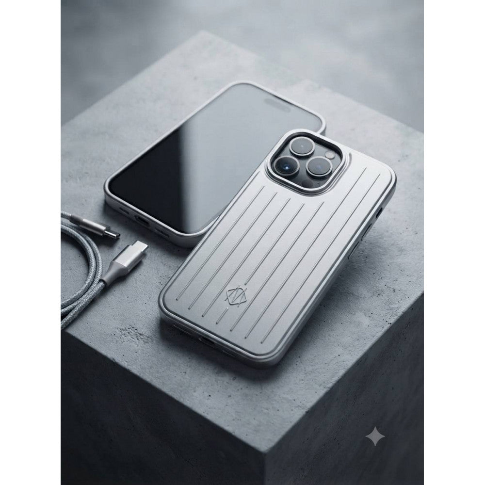 Накладка Чехлы Rimova Metal Case iPhone 17 Pro Max — Silver