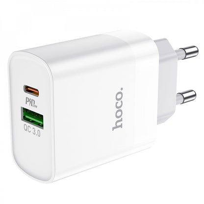 Home Charger 20W PD QC3.0 Hoco C80A – White
