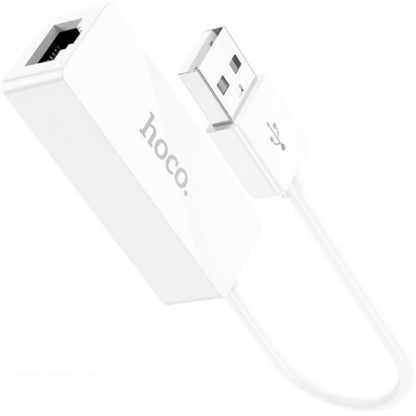 USB Ethernet Adapter 100 Mbps Hoco UA22 Acquire — White