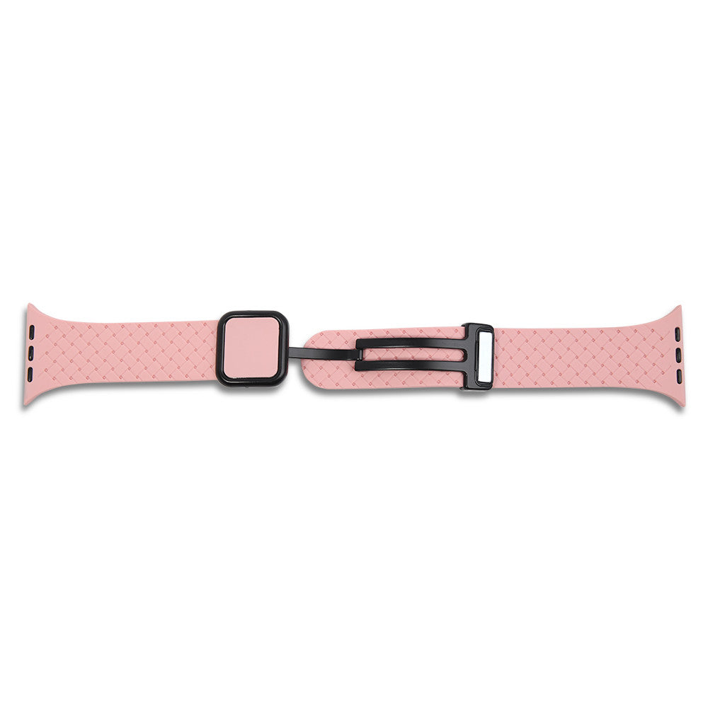 Ремінець Fabric pattern Design Apple Watch 42 44 45 49 mm — Pink