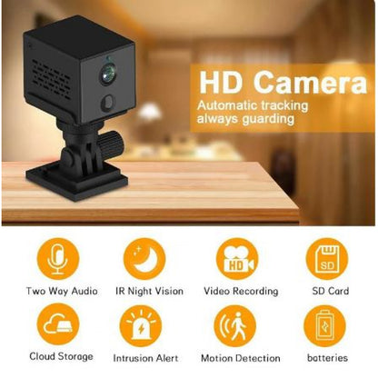 IP Camera mini HD 4G with SIM card, 3 MP, 3000 mAh human detection, Wi-Fi