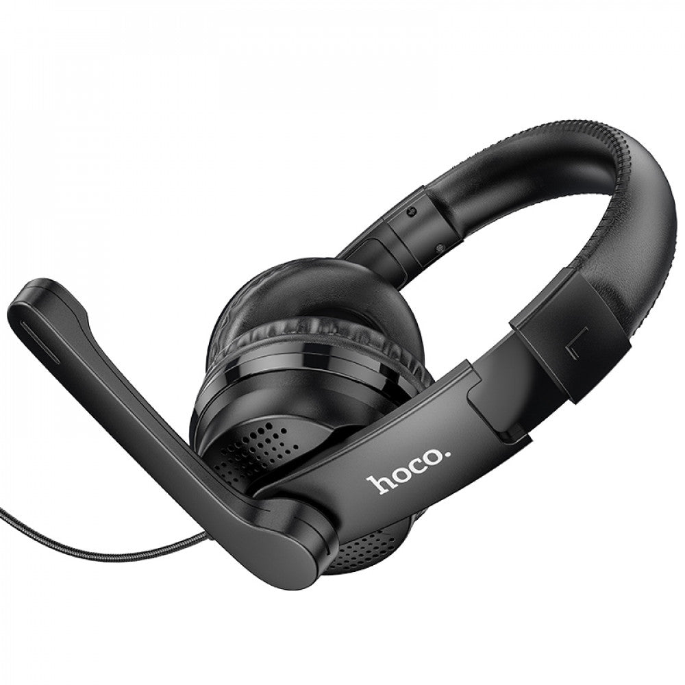 Gaming Headset 3.5mm &amp; USB – Hoco W103 – Black