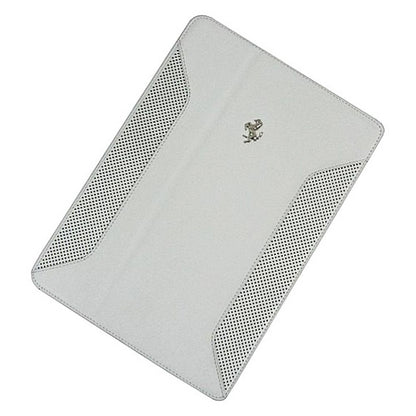 Book Cases Ferrari F12 Leather Flip Case iPad Air White