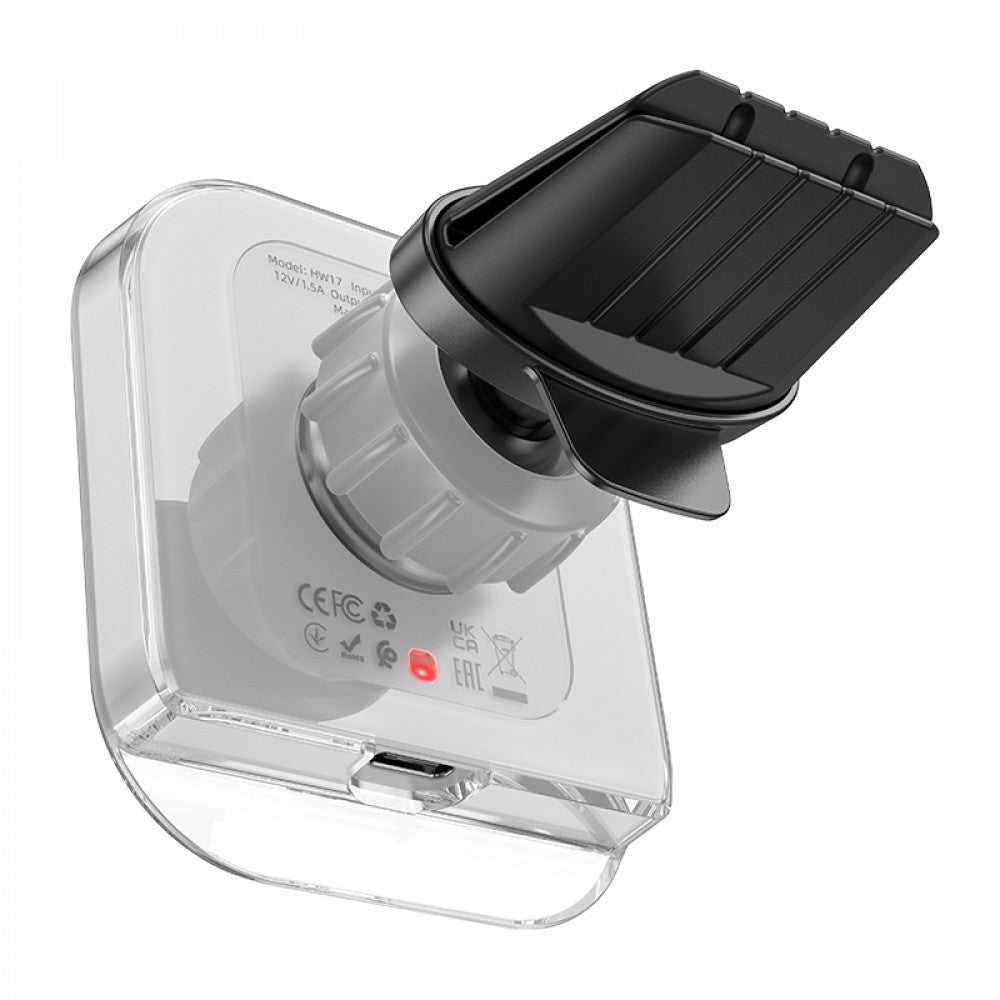 Car Holder – Hoco HW17 Magic magnetic wireless fast charging – Gray