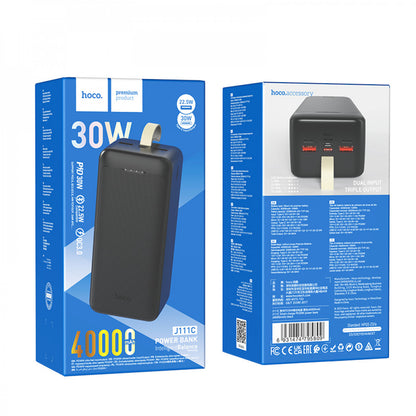 Power Bank 40000 mAh | PD30W – Hoco J111C – Black