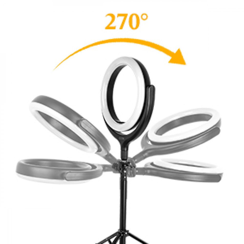 LED ring lamp kit CODN-539B 10 inch+1.45cm tripod stand