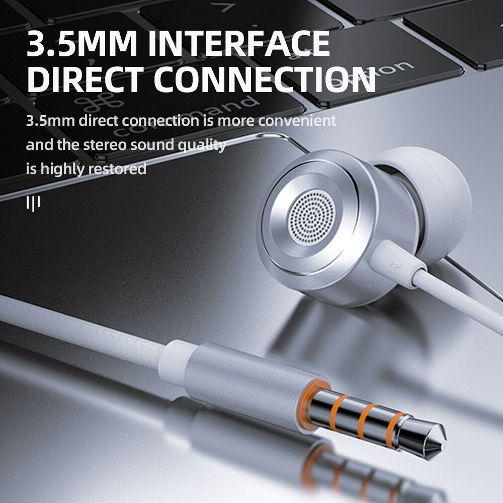 Headphones with microphone 3.5mm Celebrat G18 – Black