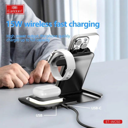 Wireless Charger 3 in 1 – Earldom ET-WC50