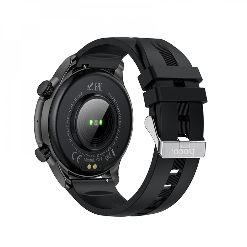 Smart Sports Watch (Call Version) Hoco Y31 — Black