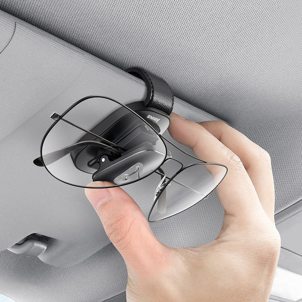 Platinum Vehicle eyewear clip Baseus (ACYJN-B) ( clamping type — ACYJN-B0S Silver