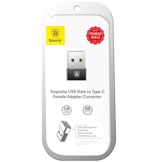 Adapter USB A To USB C Baseus (CAAOTG-01) Black – CAAOTG-01 Black