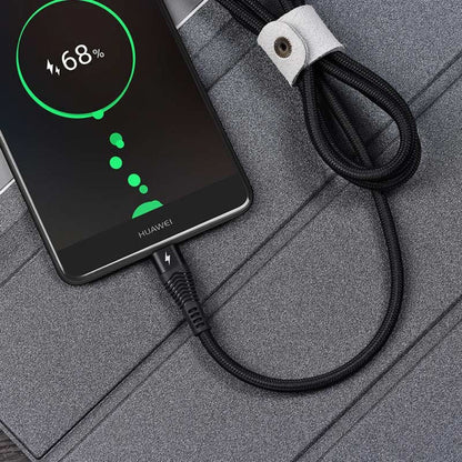Кабель USB C 5A (1.2m) — Hoco U53 — Black