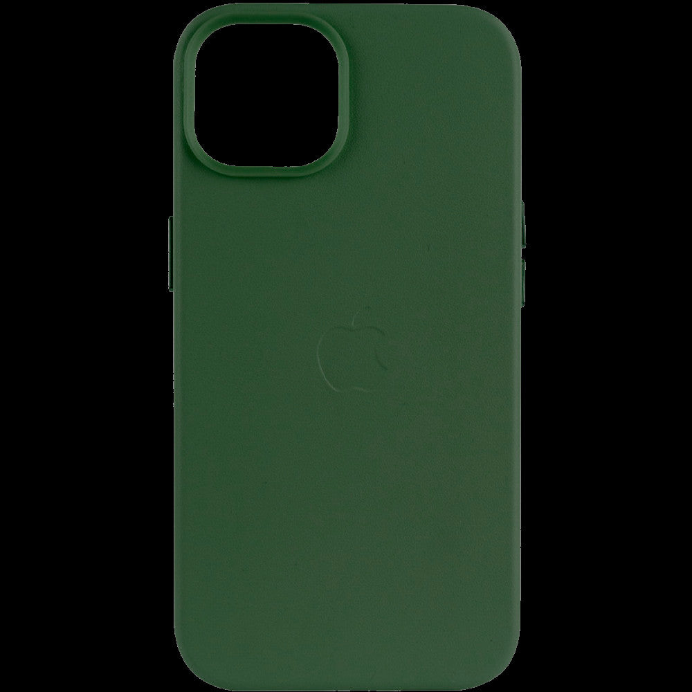 Leather Case With Magsafe iPhone 16 Plus — Green