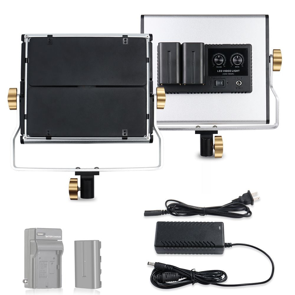 Video light lamp LED NEERWER NL660S 40W Bi-color LED 660pcs color 3300-5600K CRI 96+