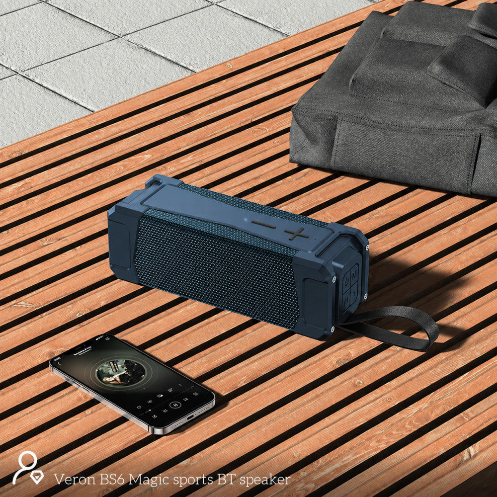 Портативна Bluetooth-колонка Veron BS6 — Navy Blue