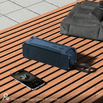 Портативна Bluetooth-колонка Veron BS6 — Navy Blue