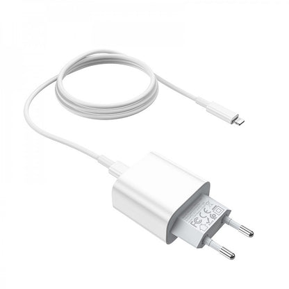 Home Charger 30W PD C to Lightning Cable (1m) Hoco C76A Pro – White