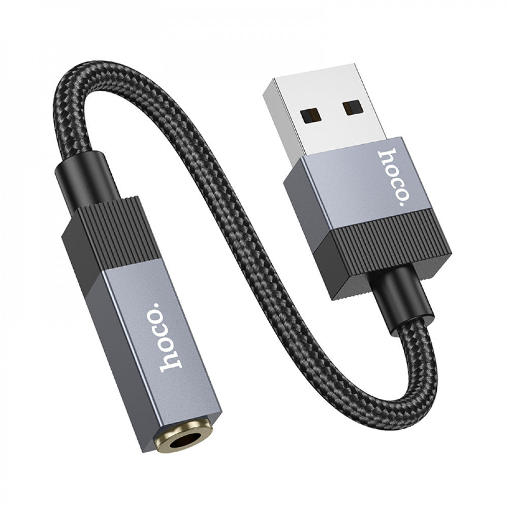 Adapter USB A To 3.5 Hoco UPA32D — Black