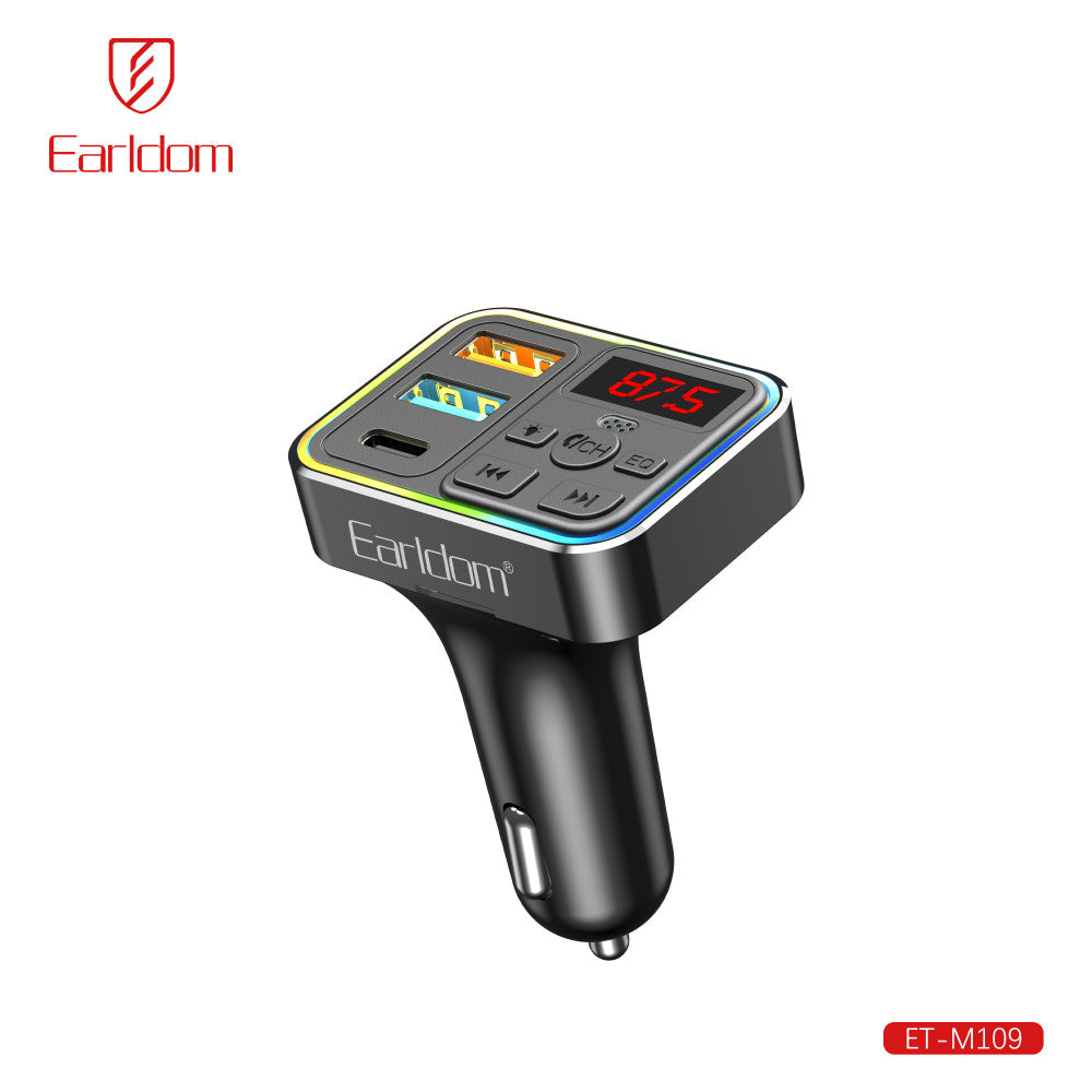 Fm Modulator MP3 | Car Charger | 3.1A | 2U | 1C — Earldom ET-M109