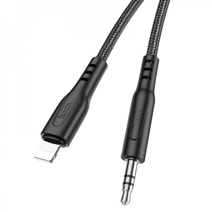 Cable Aux to Lightning Hoco UPA18 – Black