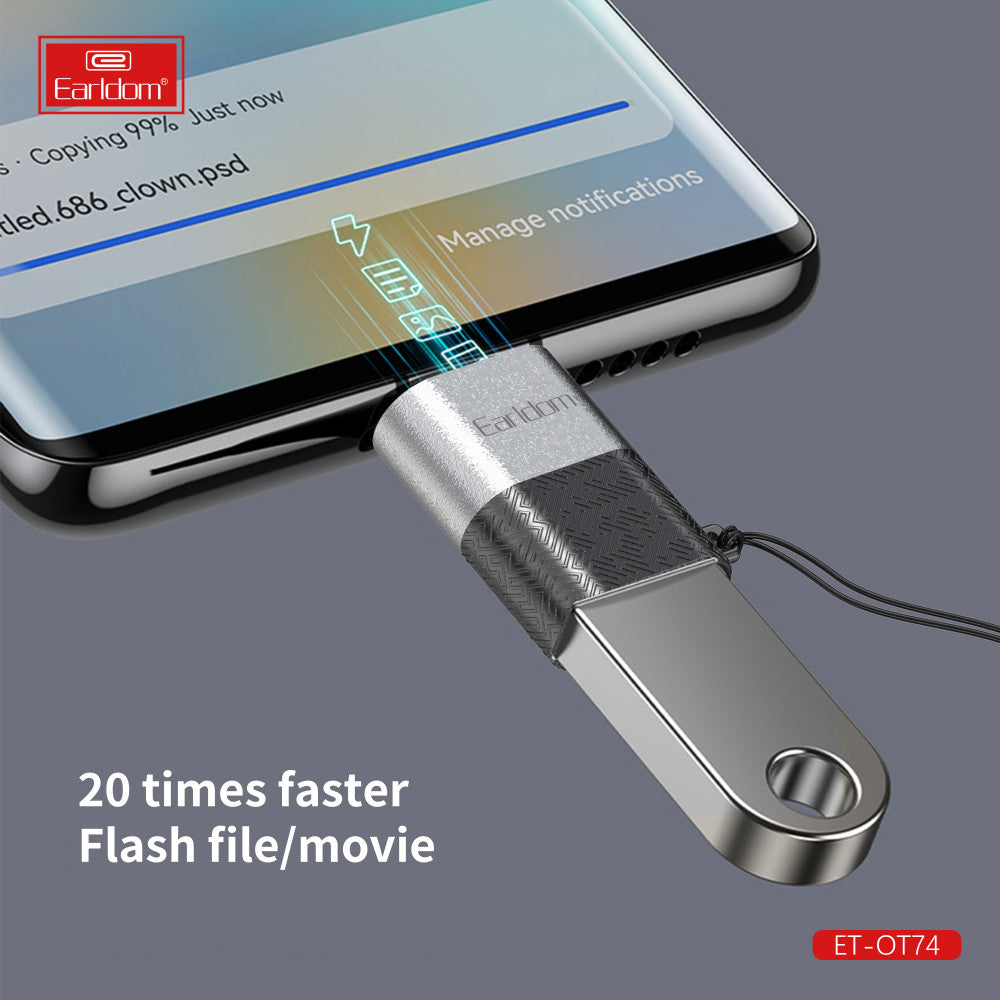 USB 3.0 to Lightning Adapter OTG Earldom ET-OT74