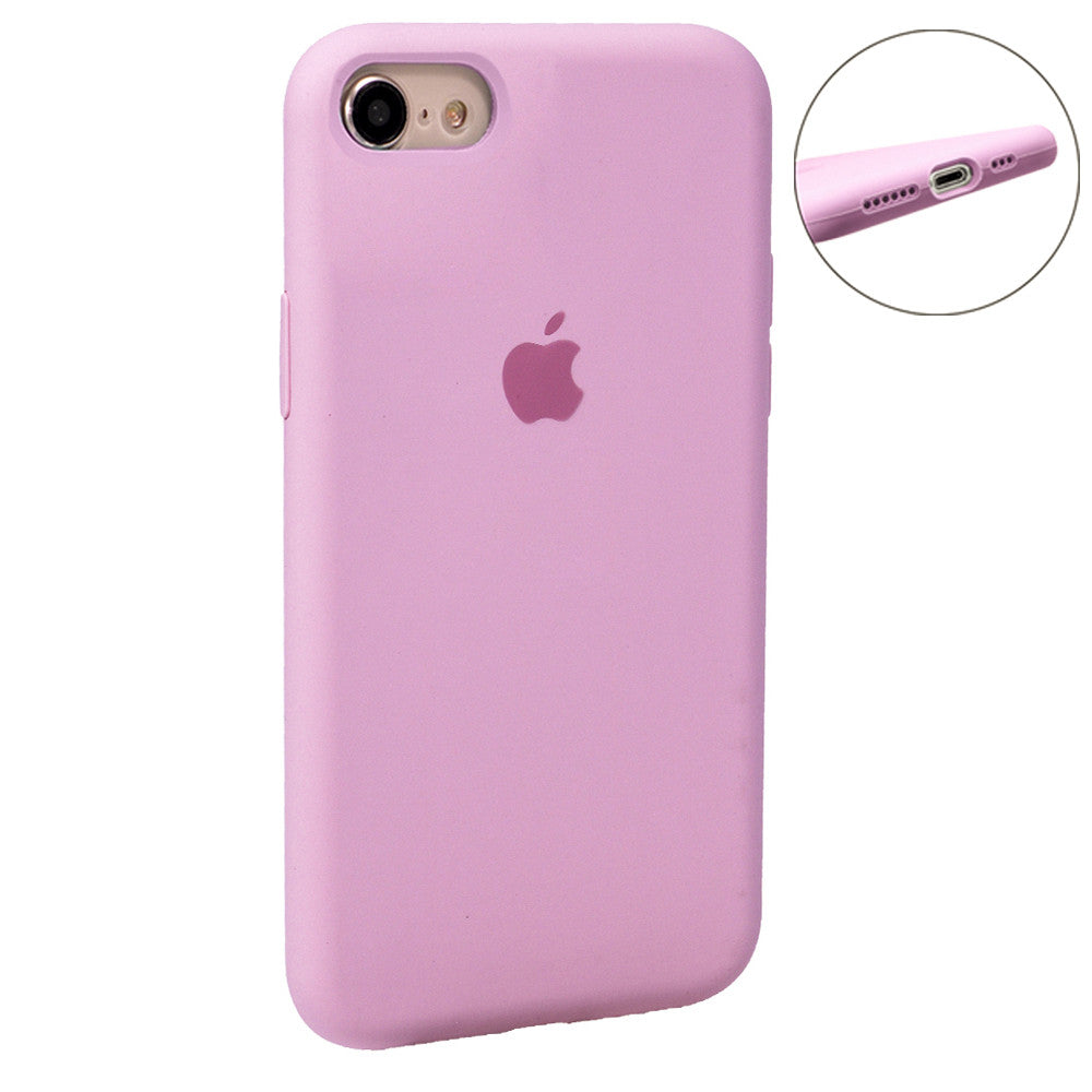 Original Silicone Case Full Size iPhone 7 ; 8 ; SE 2020 — Blue Bird Feather