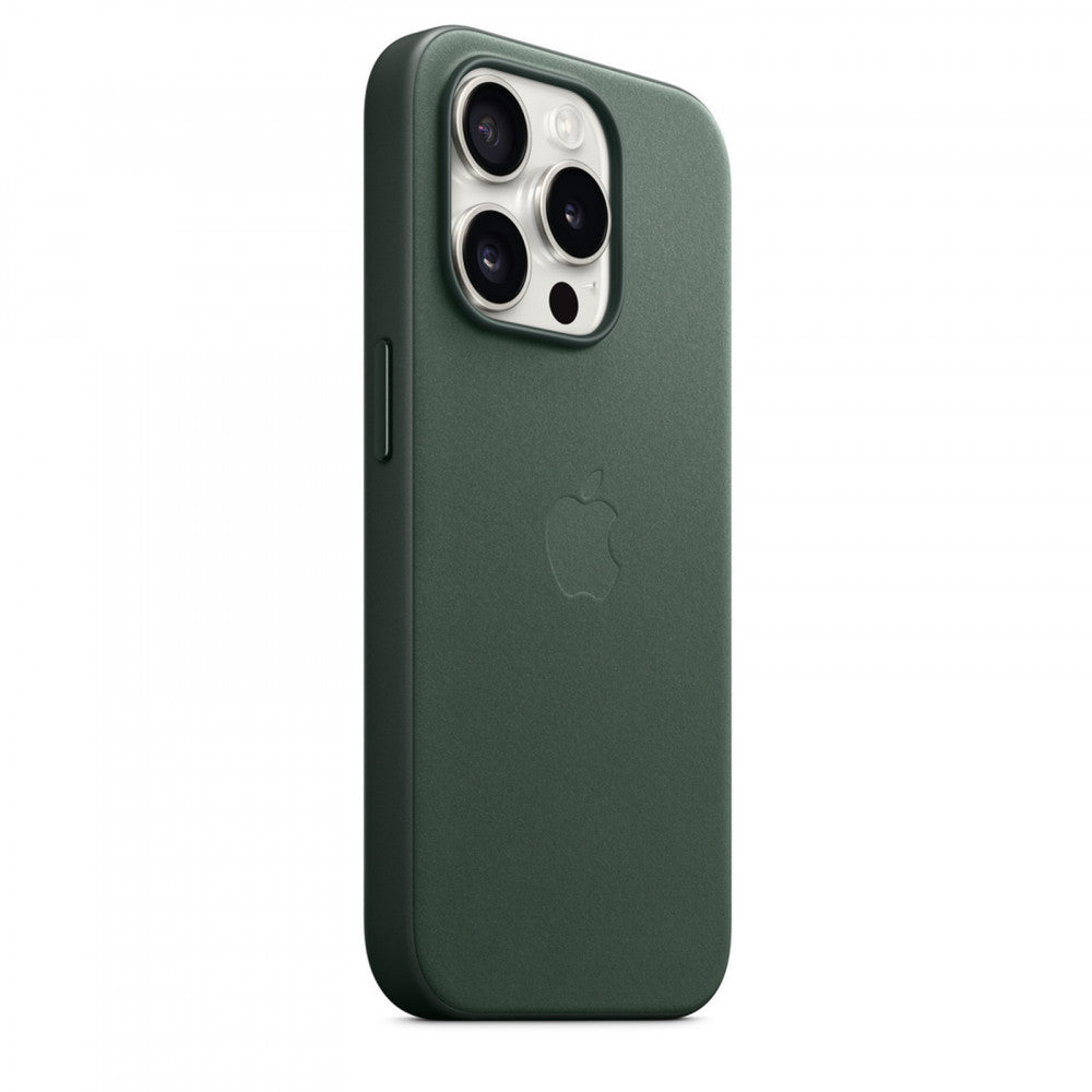 FineWoven Case with MagSafe iPhone 15 Pro — Evergreen