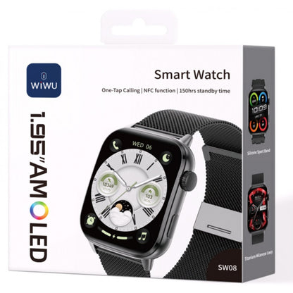 Wiwu SW08 Smart watch  — Black