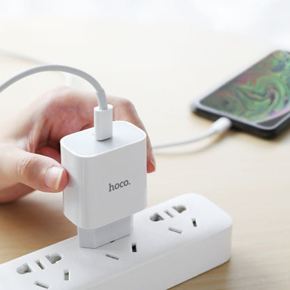 Home Charger 20W PD3.0 Hoco C76A Plus – White