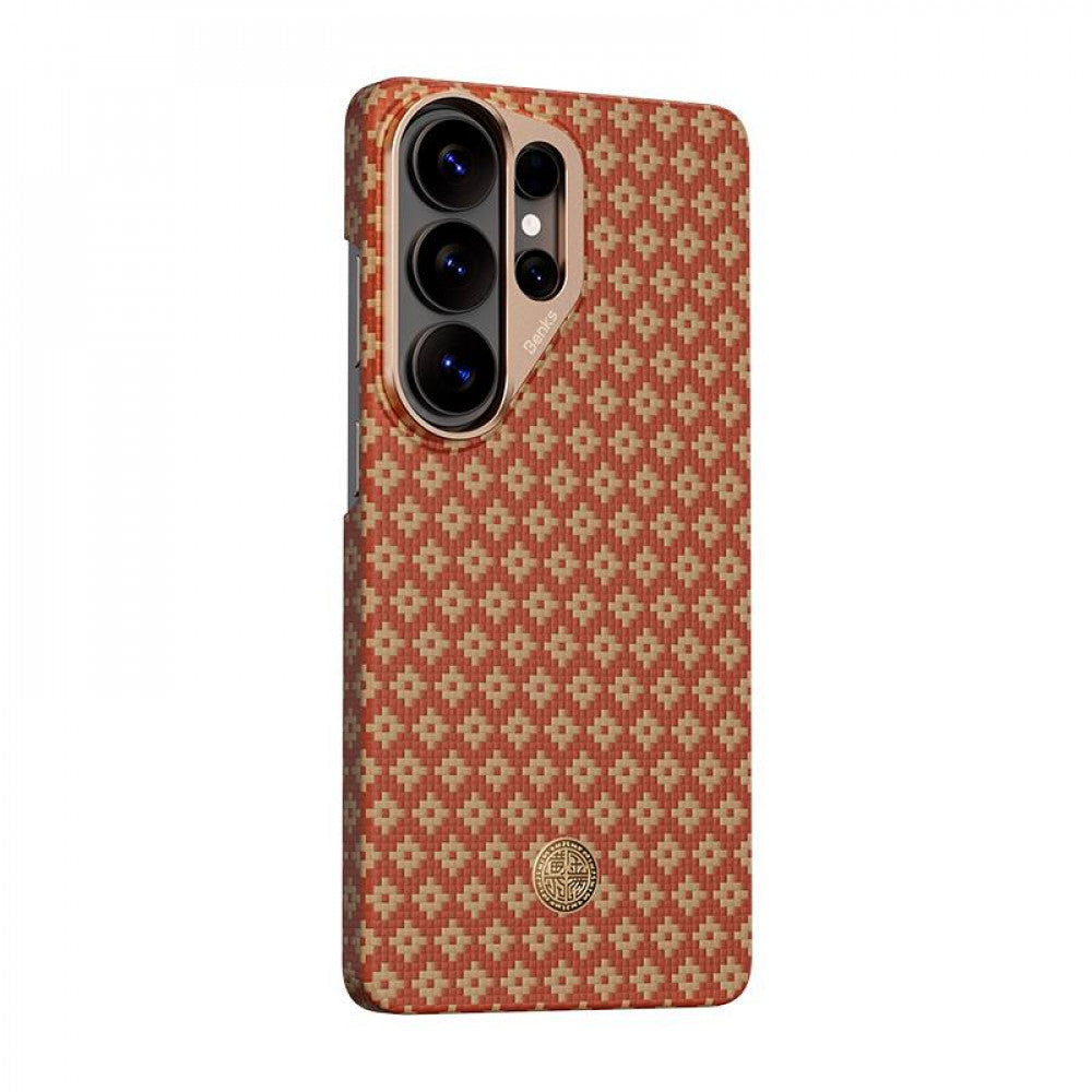 Benks ArmorAir ArmorGrid kevlar case — Samsung S26 Ultra — Orange