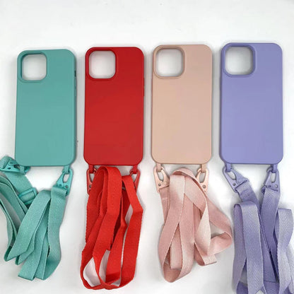 Cord Silicone Case iPhone 13 Pro 6.1" - Red