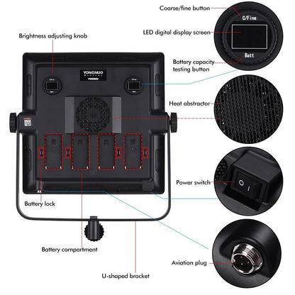 LED Bi-Color Video Light — Yongnuo YN10800