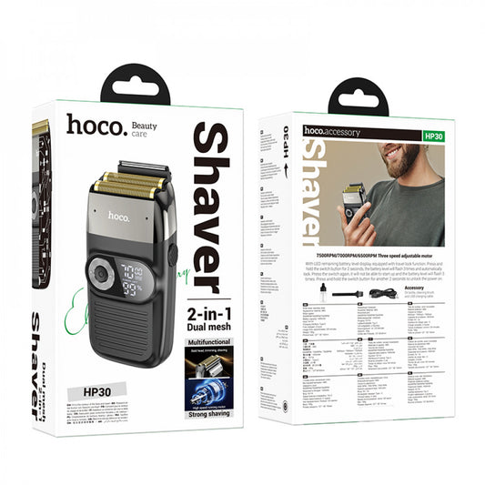 Hair Clipper - Hoco HP30 - Black