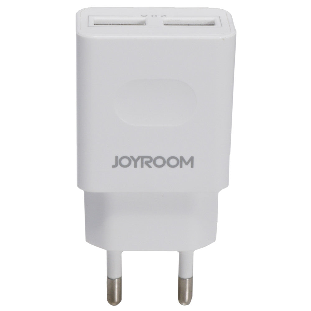 Home Charger 2.0A 2U Lightning Cable (1m) Joyroom L-L221 UM2 – White