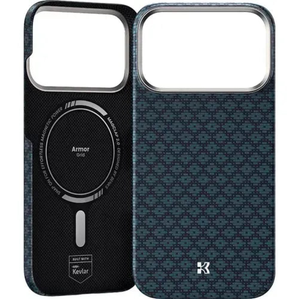 Benks ArmorAir ArmorGrid kevlar case — iPhone 17 Pro Max — Blue