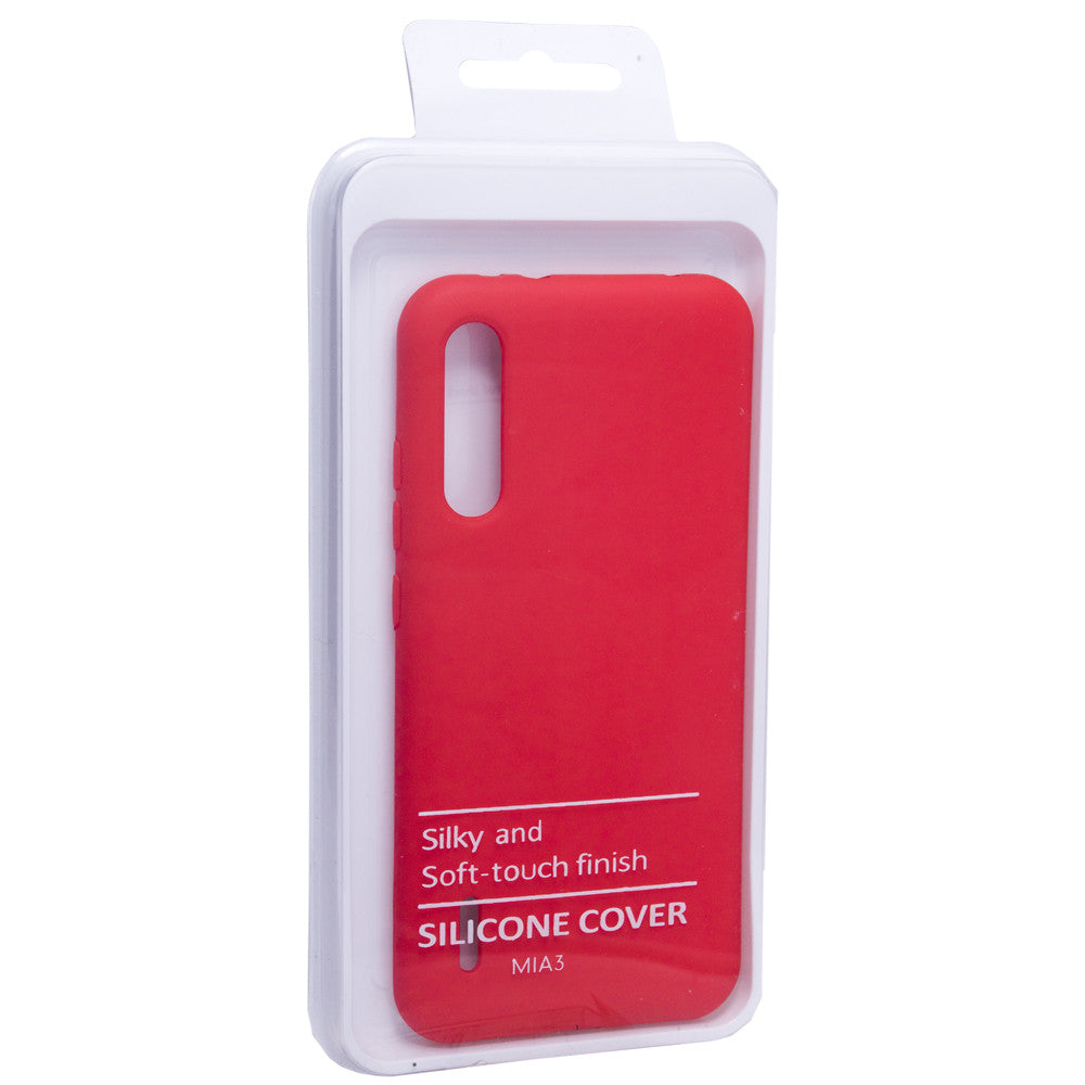 Cover Cases Original Silicone Case Xiaomi Mi A3 — Black