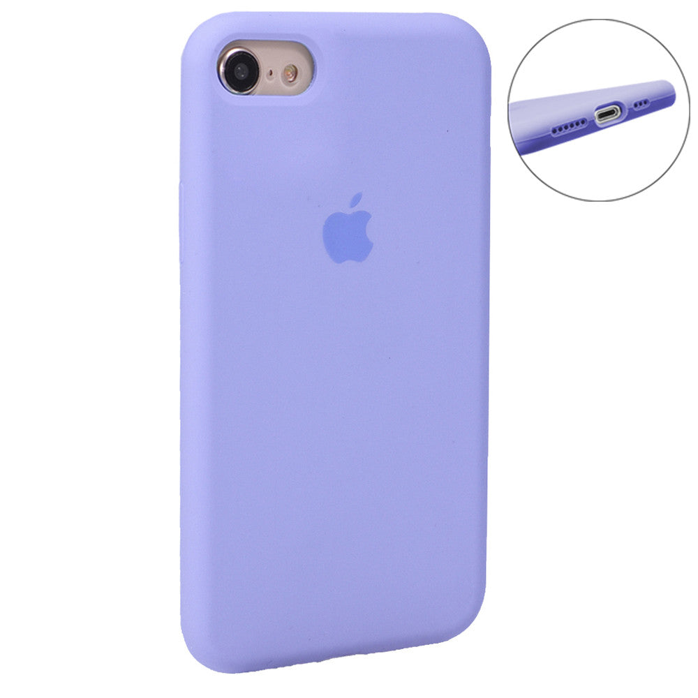 Original Silicone Case Full Size iPhone 7 ; 8 ; SE 2020 — Lavender (41)