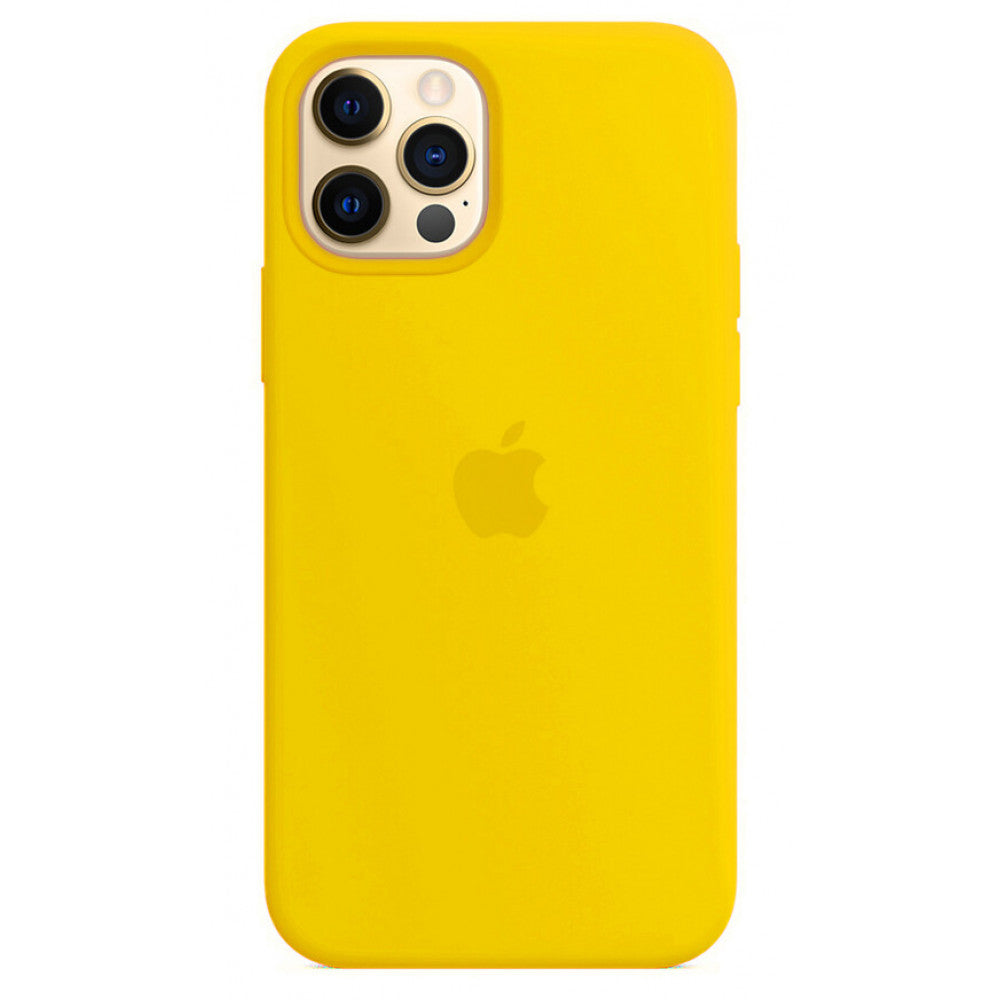 Original Silicone Case Full Size iPhone 13 Pro Max 6.7" — Yellow (4)