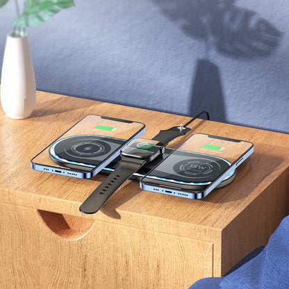 Wireless Charger 3 in 1 – Borofone BQ14 – White