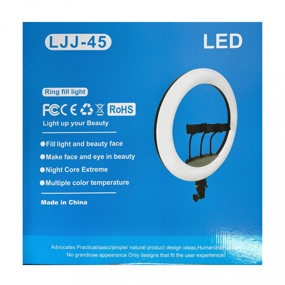 LED Ring Light (45 cm) 416 Lights Rotary Switch LJJ-45