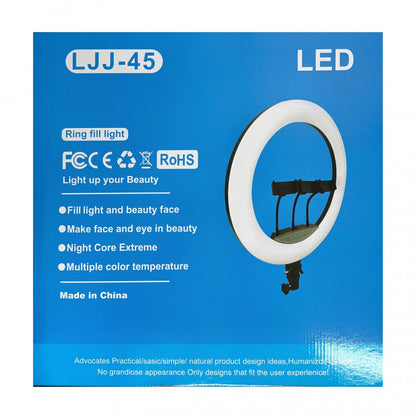 LED Ring Light (45 cm) 416 Lights Rotary Switch LJJ-45