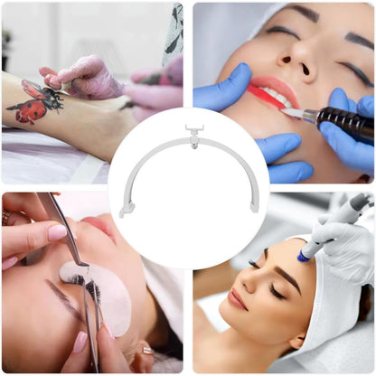 M12X 20W color 3200-5600K light 208pcs crescent moon shape LED nail lamp for eyelash extension eyebrow tattoo makeup