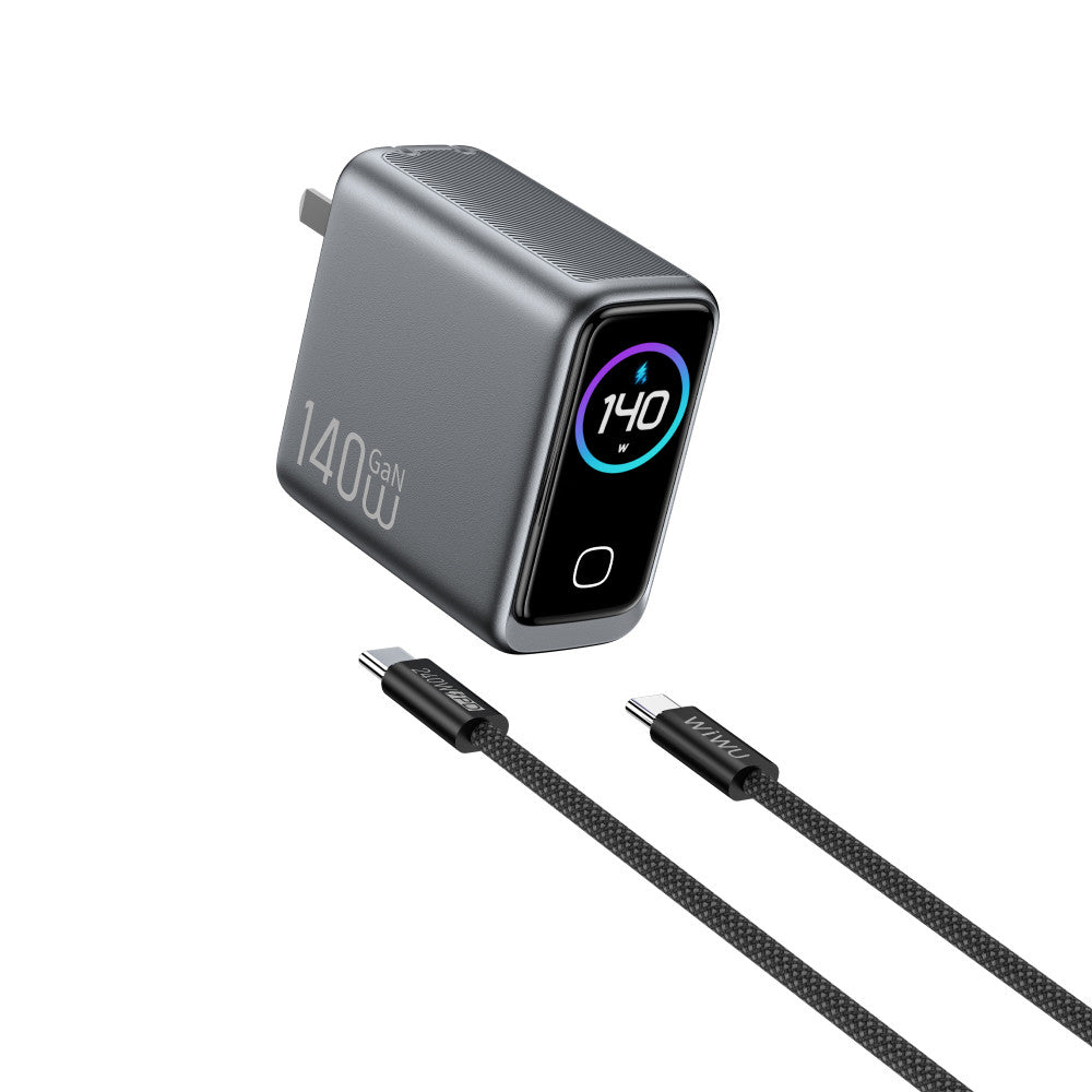 Home Charger | 140W | GaN | 3 PD3.0 |  QC3.0 — Wiwu CHG200