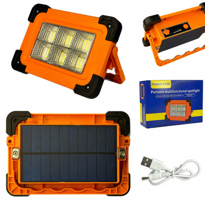 LED Floodlight with Battery 6000 mah LED Charging Working Lamp