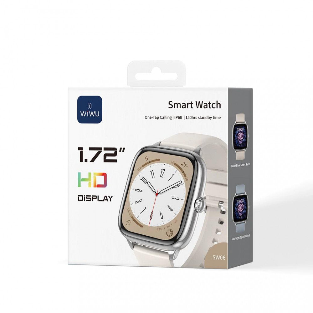 Wiwu SW06 Smart watch  — Silver