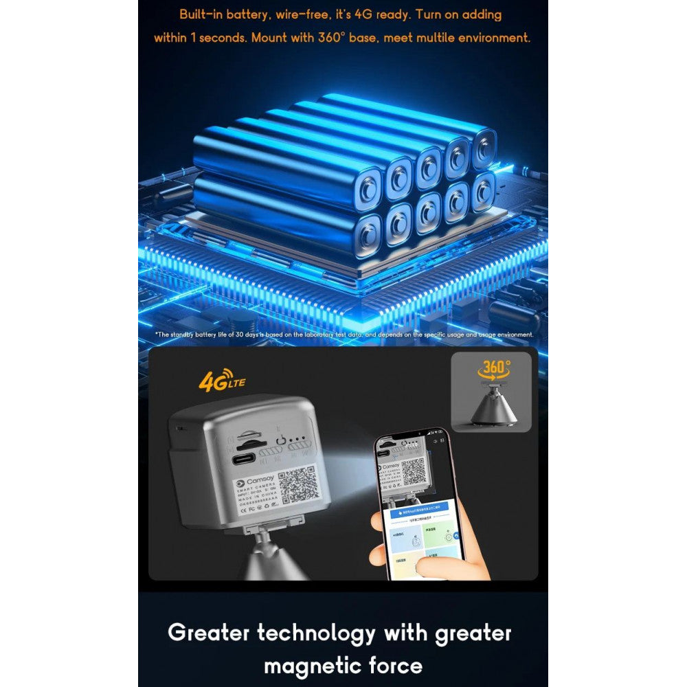 Камера видеонаблюдения IP Camera | 2MP | O-Kam S12 4G-EUR