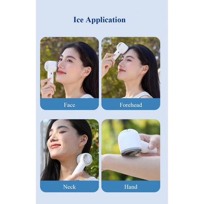 Портативный мини вентилятор L-01 -2000 mAh — White