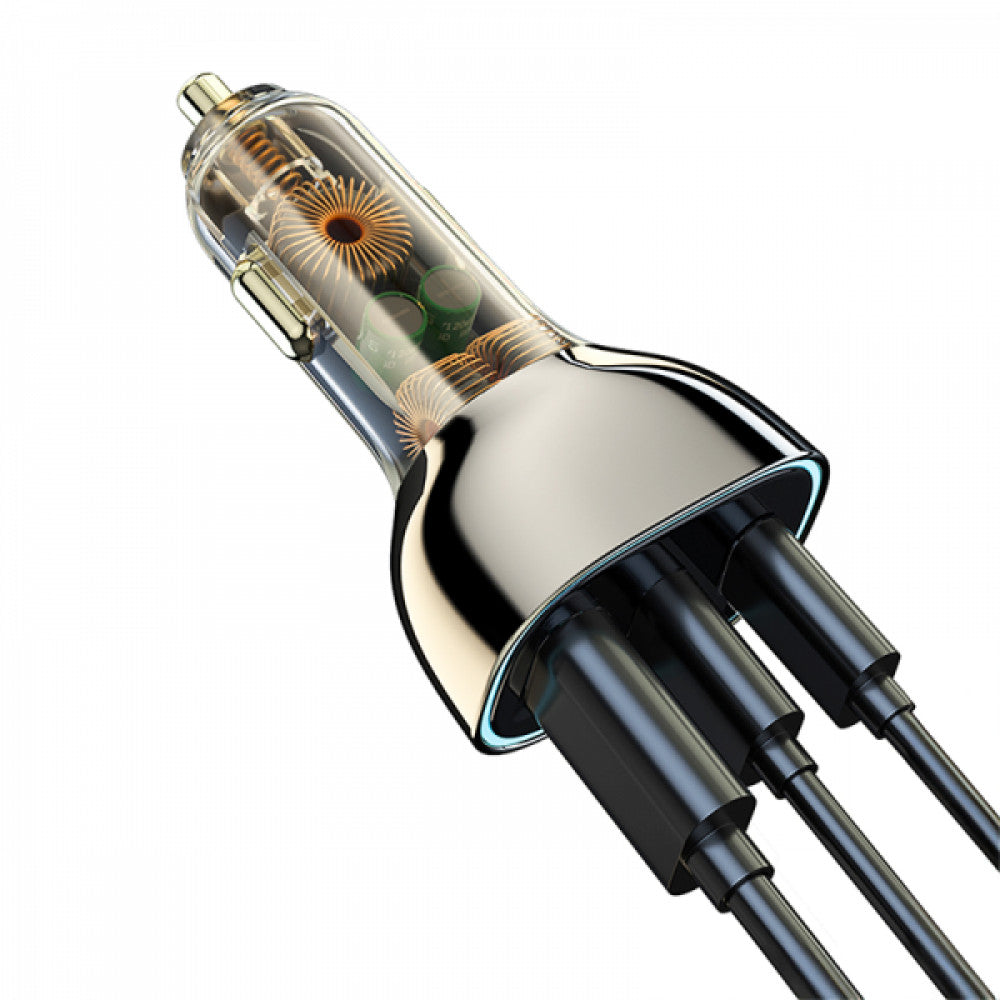 Car Charger 30W 2 PD QC3.0 WiWU PC700 – Black