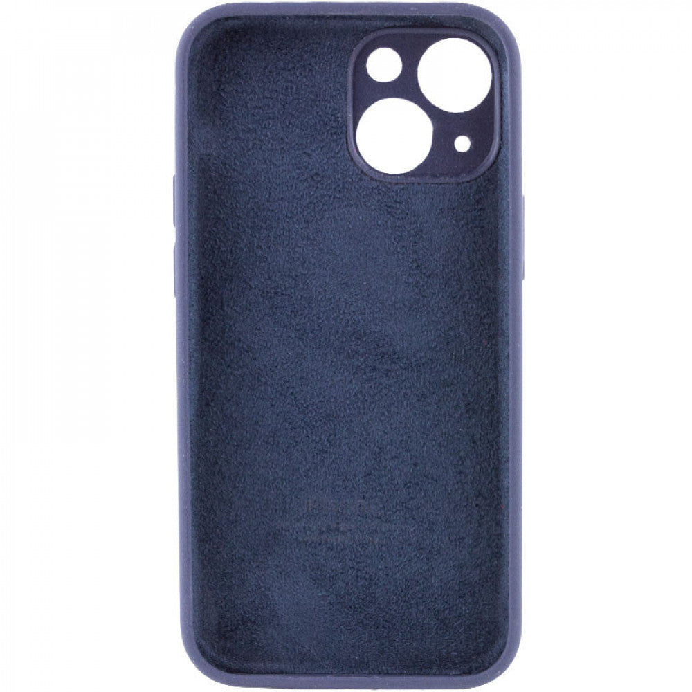 §Original Silicone Case with protective camera — iPhone 13 — Midnight Blue (63)